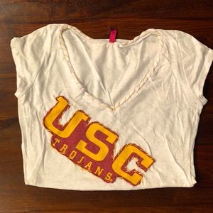 USC - burn-out T-shirt - small